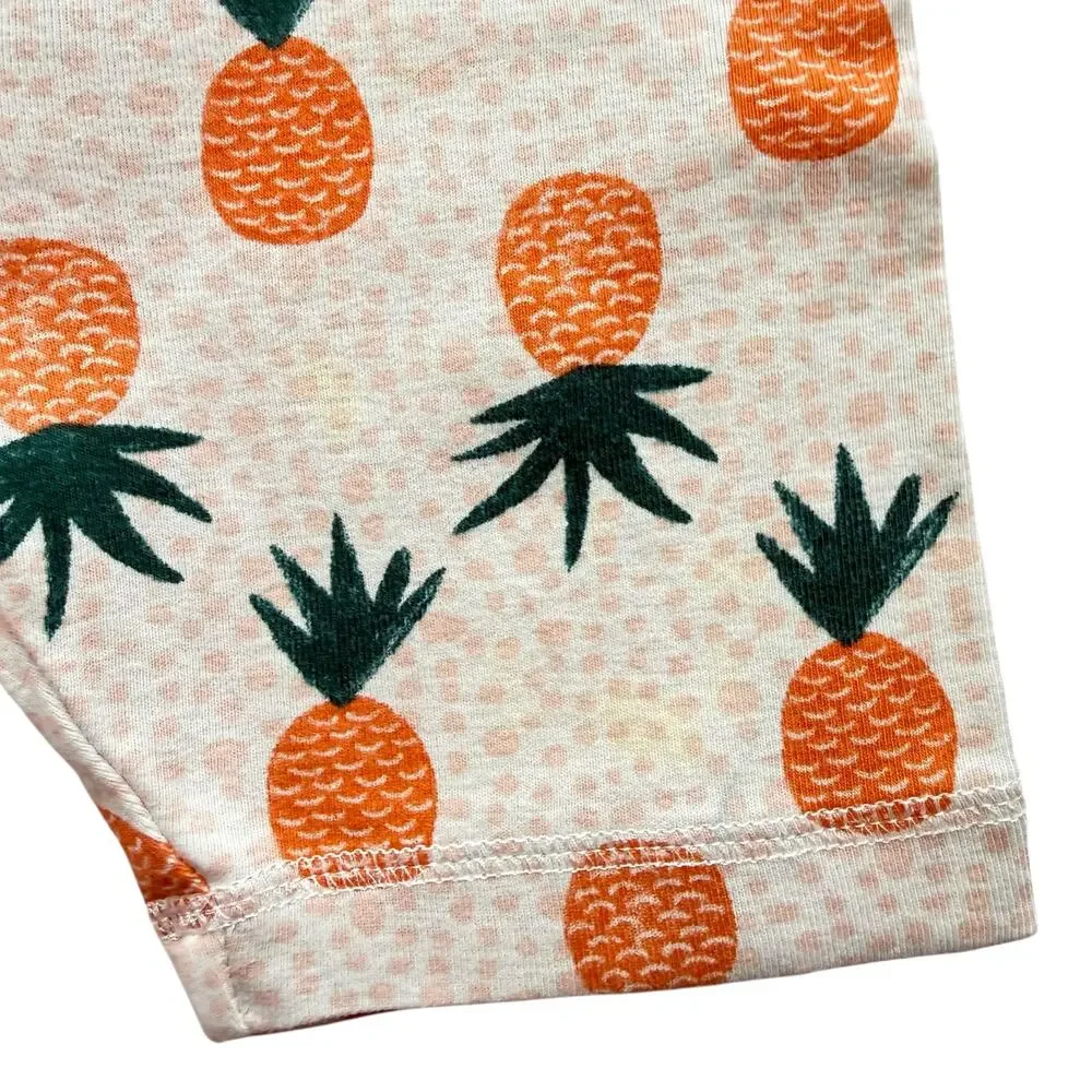 Tea Collection Southeast Asia Pineapple Graphic Tank Pajamas Size 4